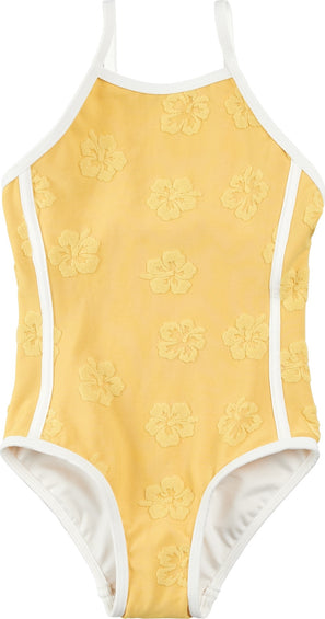 Miles The Label Printed One Piece Swimsuit - Girls