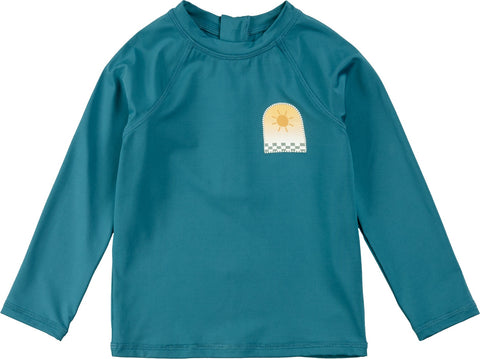 Miles The Label Long Sleeve Rashguard Top - Boys