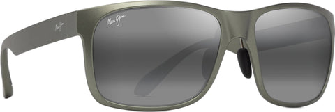 Maui Jim Red Sands Polarised Sunglasses - Matte Greyish-Green - Neutral Grey Lens
