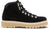 Mono Hiking Core Suede Shearling Lined Hiking Boots - Women's - Black - Black