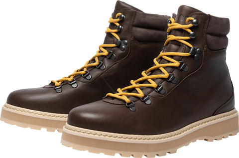 Mono Hiking Grained Cow Leather Shearling Lined Hiking Boots - Men's