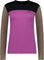 Mons Royale Yotei BF Tech Long Sleeve - Women's - Purple Bolt - Walnut - Black