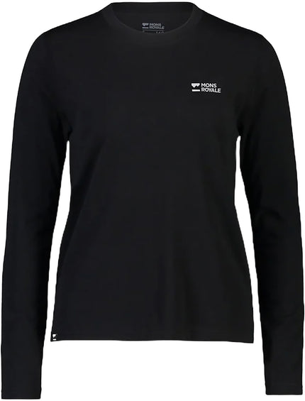 Mons Royale Icon Relaxed Long Sleeve T-Shirt - Women's