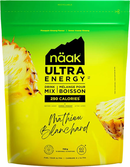 Naak Pineapple Ginseng Energy Drink Mix Bag 720g