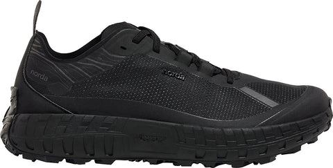 norda 001 Stealth Black Seamless Trail Running Shoes - Men's