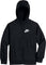 Nike Sportswear Windrunner Loose Hip-Length Hooded Jacket - Boys - Black - Black - Black - White