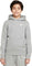 Nike Sportswear Club Pullover Hoodie - Youth - Dark Grey Heather - White
