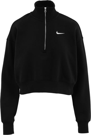 Nike Sportswear Phoenix Fleece 1/4-Zip Cropped Sweatshirt - Women's