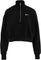 Nike Sportswear Phoenix Fleece 1/4-Zip Cropped Sweatshirt - Women's - Black - Sail