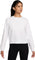 Nike Dri-FIT One Crew-Neck French Terry Sweatshirt - Women's - White - Black