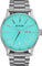 Nixon Sentry Stainless Steel Watch - Unisex - Silver - Turquoise