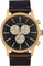 Nixon Sentry Chrono Leather V1 Watch - Men's - Gold - Indigo - Brown