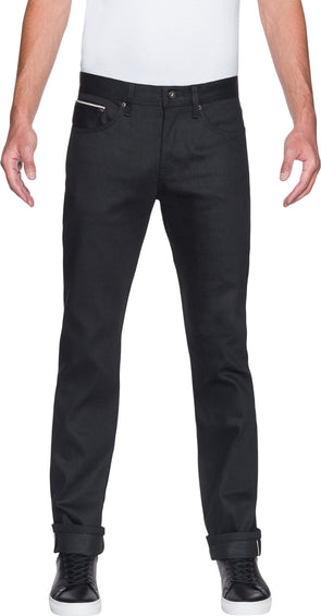 Naked & Famous Weird Guy Jeans - Black Cobra Stretch Selvedge - Men's