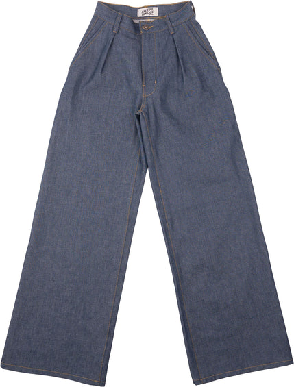Naked & Famous Wide Leg Trouser - Natural Indigo - Women's