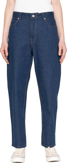 Naked & Famous Bestie Jeans - 2x1 Dungaree Nep Denim - Mid Indigo - Women's