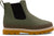 Native Kensington Chelsea Boots - Kid - Olivine Green - Mash Brown - Bone White