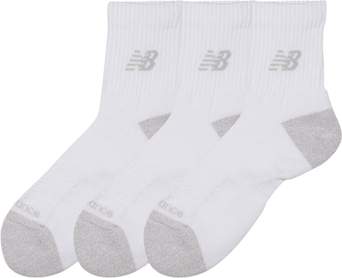 New Balance Active 3 Pack Quarter Socks - Unisex