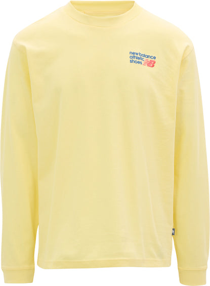 New Balance Athletics Premium Back Logo Long Sleeve T-Shirt - Men's