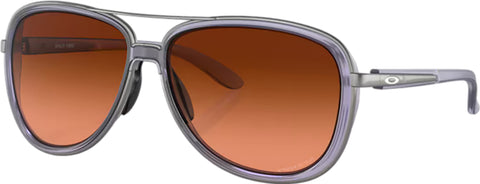 Oakley Split Time Sunglasses - Matte Trans Lilac - Prizm Brown Gradient Lens - Women's