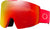 Oakley Fall Line L Goggles - Matte Redline - Prizm Snow Torch Iridium Lens  - Prizm Snow Torch Iridium