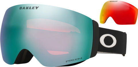 Oakley Flight Deck Pro M Goggles - Matte Black - Prizm Snow Sapphire Iridium Lens