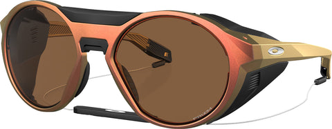 Oakley Clifden Coalesce Sunglasses - Matte Red Gold Colorshift - Prizm Bronze Lens - Unisex