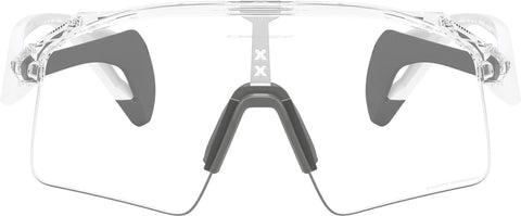 Oakley Stunt Wing Sunglasses - Clear - Clear to Black Iridium Photochromic Lens - Unisex