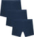 Organic Basics Core 3-Pack Boxer Briefs - Men's - Midnight Blue - Midnight Blue - Midnight Blue
