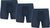 Organic Basics Premium Boxer Briefs 3-Pack - Men's - Midnight Blue - Midnight Blue - Midnight Blue