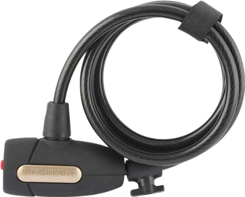Onguard Mega Titan Coil Cable with Key Lock