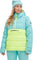 O'Neill O'riginals Puffy Anorak - Women's - Aqua Sea Colour Block