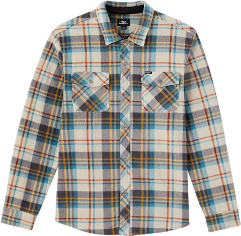 O'Neill Glacier Plaid Superfleece Long Sleeve Shirt - Boys