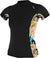 O'Neill Wetsuits, LLC Side Print S/S Rash Guard Tee - Women's - Black - Mikah Floral