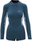 O'Neill Wetsuits, LLC Bahia 2/1Mm Back Zip L/S Surf Suit - Girl's - Shade - Palmtrop - Fdenim