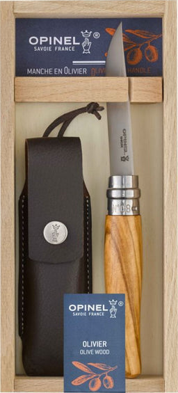 Opinel N°08 Olive Wood + sheath