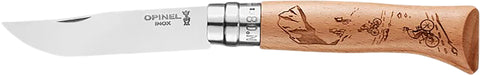Opinel N°08 Engraved Biking Knife