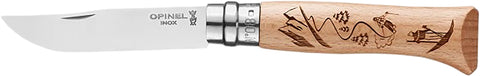 Opinel N°08 Engraved Skiing Knife