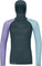Ortovox 120 Comp Light Base Layer Hoody - Women's - Dark Arctic Grey