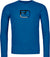 Ortovox 150 Cool MTN Silhouette Long Sleeve T-Shirt - Men's - Blue Note