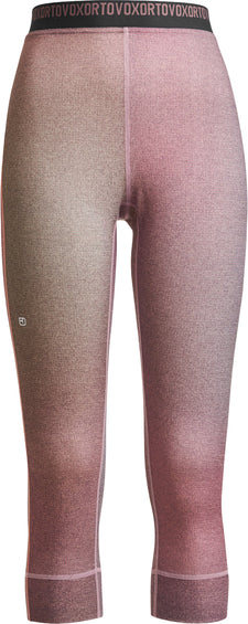 Ortovox 185 Rock'N'Wool Print SP 3/4 Base Layer Pant - Women's