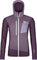 Ortovox Fleece Grid Hoody - Women's - Dark Wild Berry