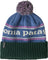 Patagonia Powder Town Beanie - Unisex - Park Stripe - Barnacle Blue