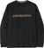 Patagonia 73 Text Logo Responsibili-Tee Long-Sleeve T-Shirt - Men's - Black