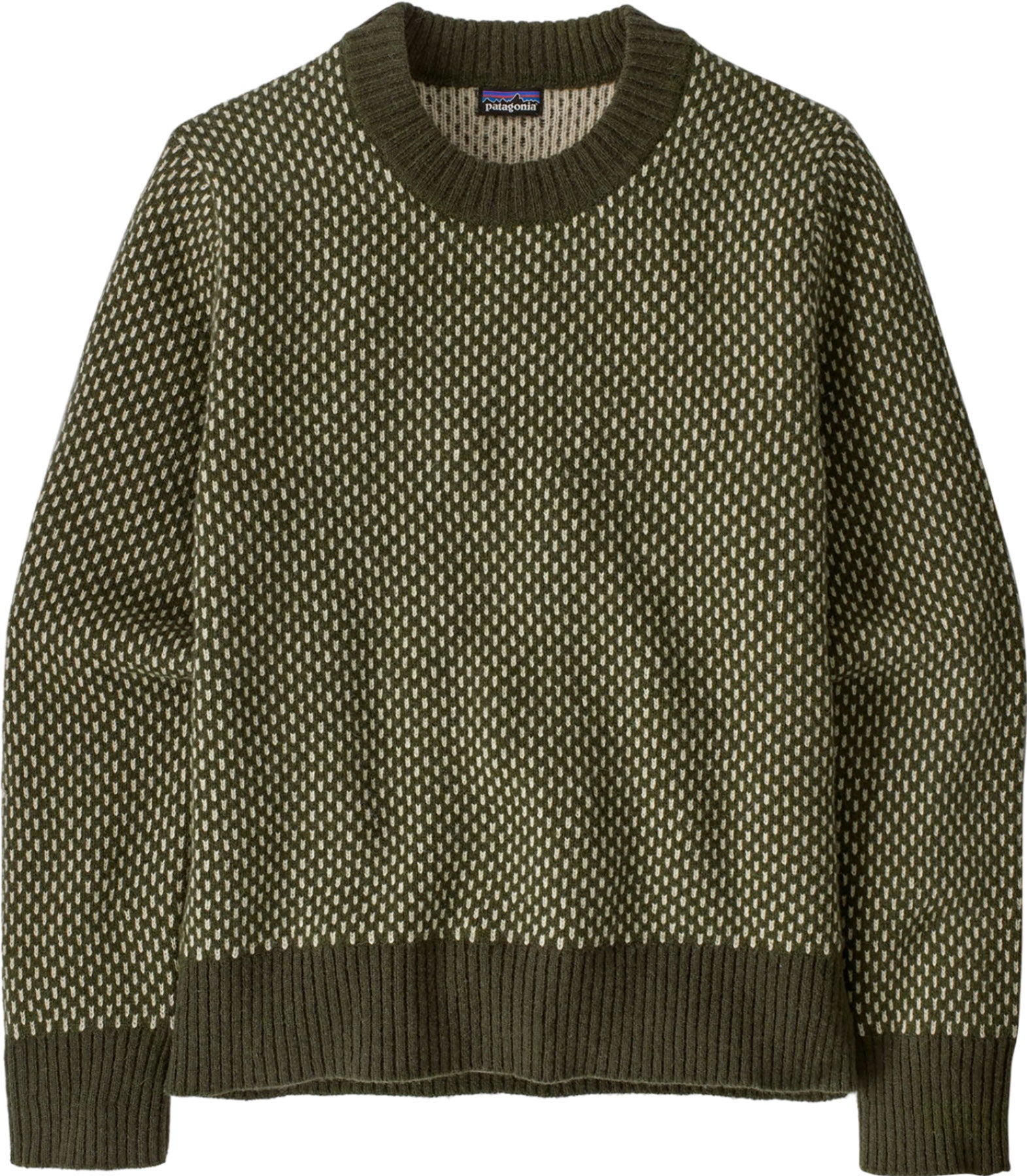 patagonia pine green sweater women&#039;s