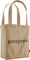 Patagonia Recycled Market Tote Bag 15L - Text Logo - Classic Tan