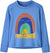 Patagonia Capilene Silkweight Long Sleeve T-Shirt - Baby - Rainbow Wave - Abundant Blue