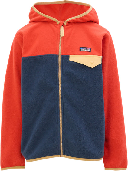Patagonia Micro D Snap-T Hooded Full Zip Fleece Sweatshirt - Kid's
