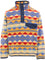 Patagonia Lightweight Synchilla Snap-T Fleece Pullover - Youth - Diamond Stripe - Talon Gold