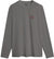 Public Beach Long Sleeve Rashguard - Boys - Grey