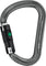 Petzl William Asymmetrical Aluminum Carabiner - Gray